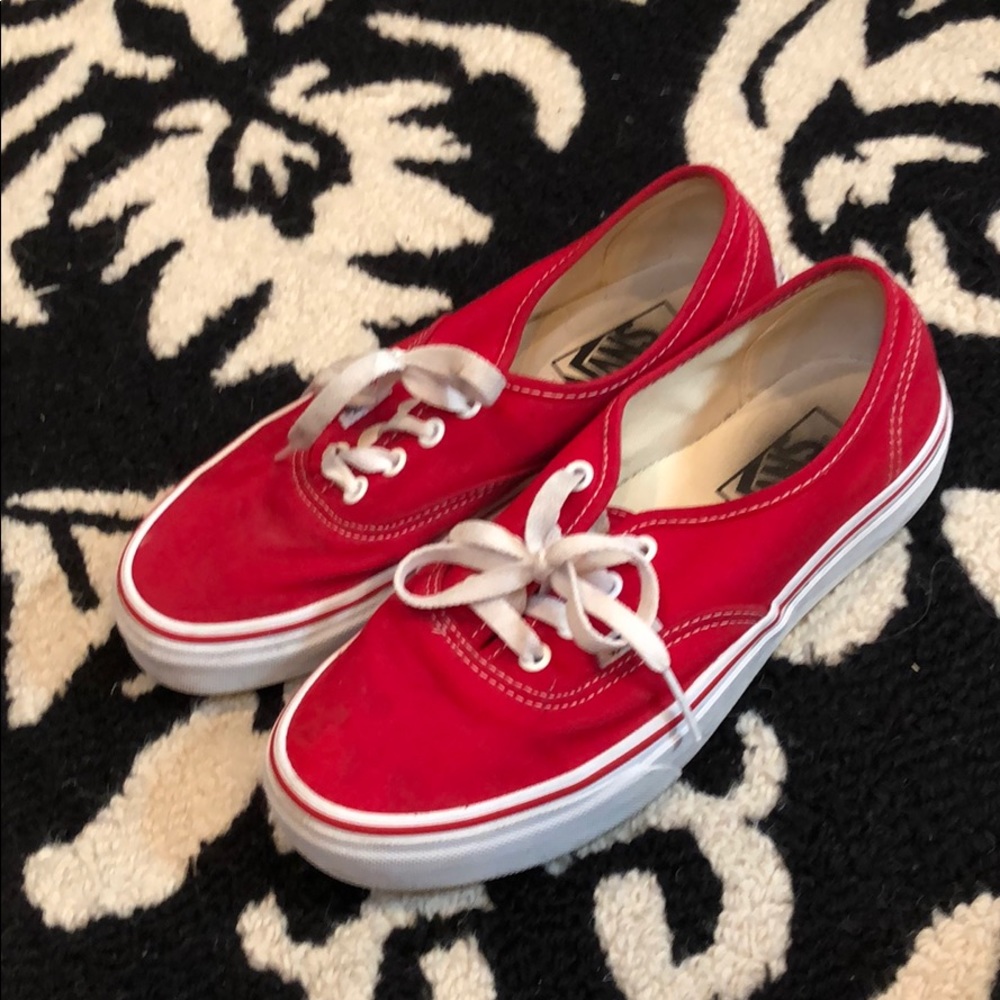 red vans classics